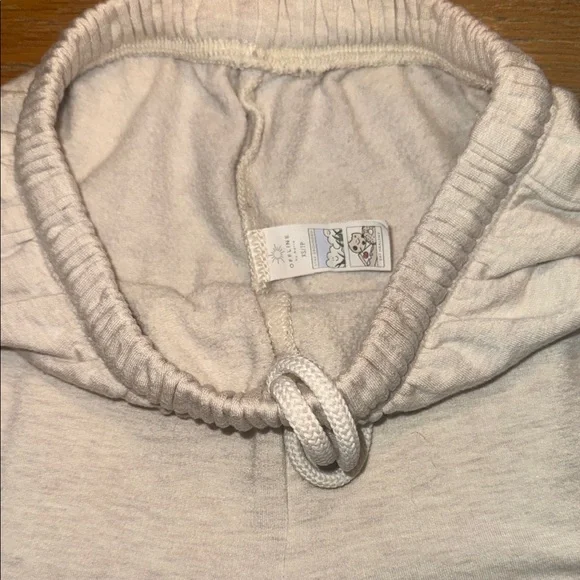 Aerie Cream Flare Wide Leg Pants - Picture 2 of 5